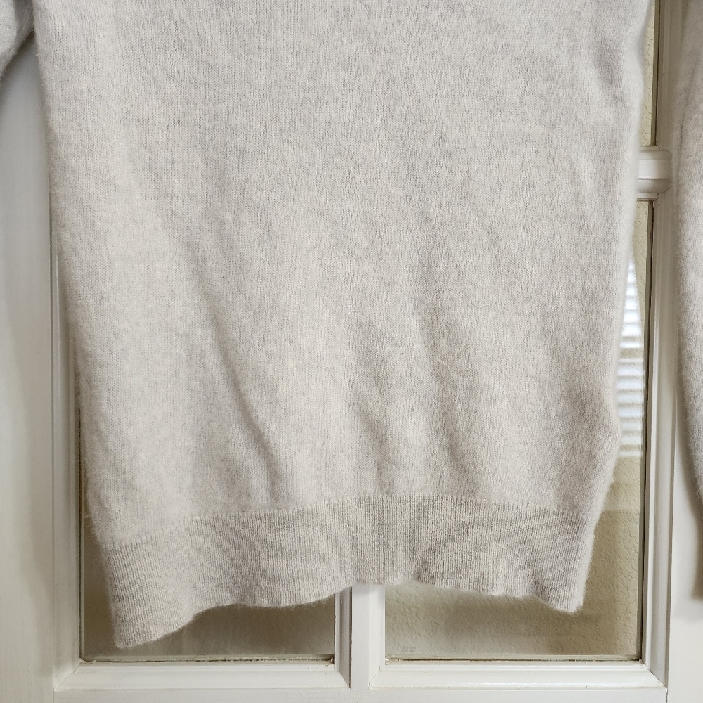 Rachel Zoe Women's 100% Cashmere Crew Neck Sweater Gray Size PS - Picture 6 of 11